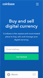 Mobile Screenshot of coinbase.com