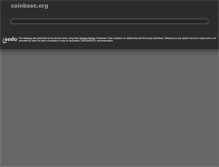 Tablet Screenshot of coinbase.org